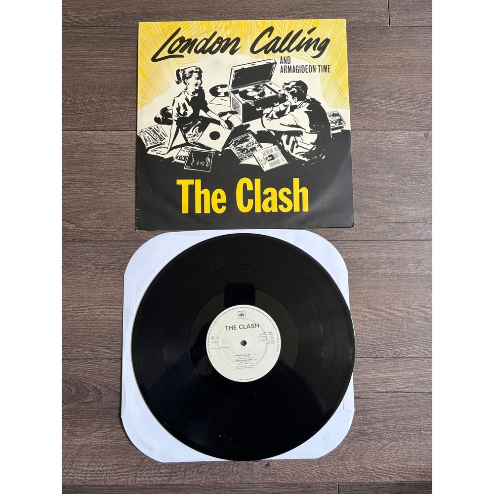 The Clash London Calling Armagideon Time 12" Vinyl Single 1979 UK CBS 12-8087